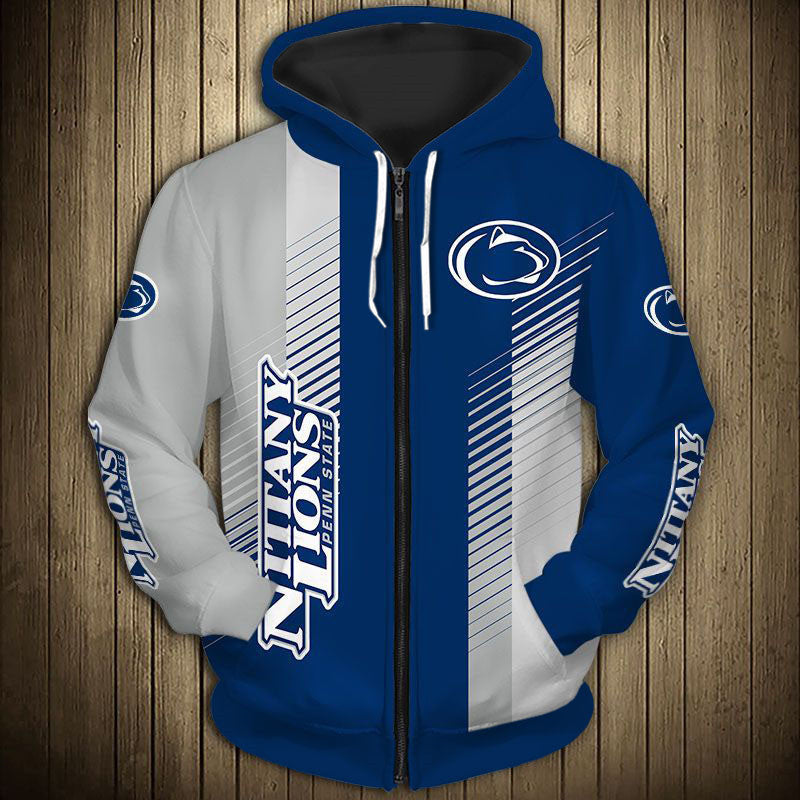 Penn State Nittany Lions Striped Hoodie - Classic Pride